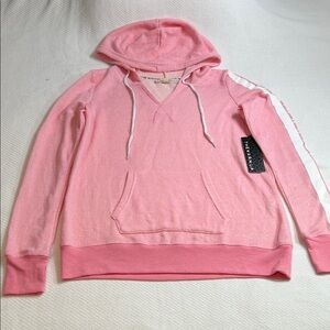 J.S 🩷 Blush Pink V-Neck Hoodie